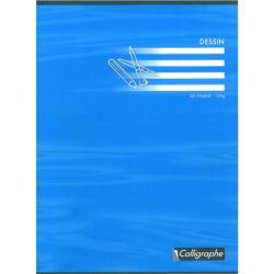 Cahier de dessin 24x32cm 32 p Piqûre 120g CLAIREFONTAINE