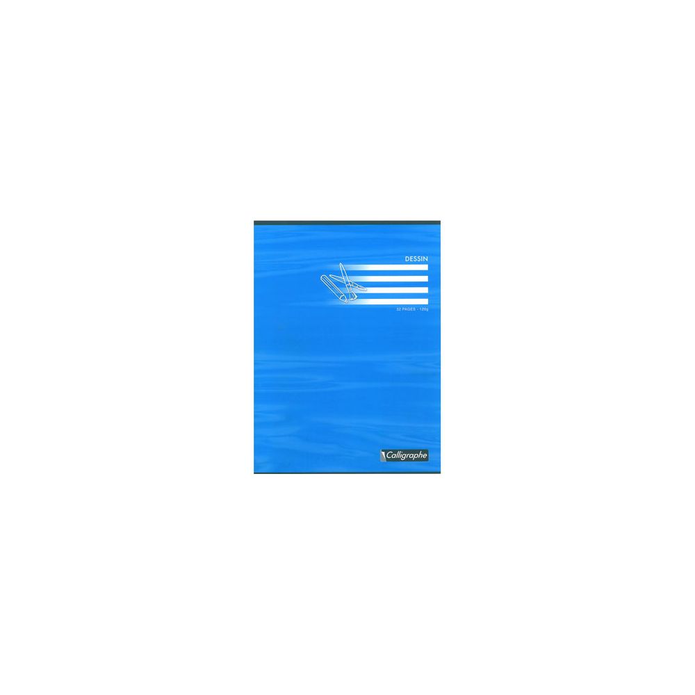 Cahier de dessin 24x32cm 32 p Piqûre 120g CLAIREFONTAINE