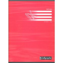 Cahier de dessin 24x32cm 96 p Piqûre 120g CLAIREFONTAINE