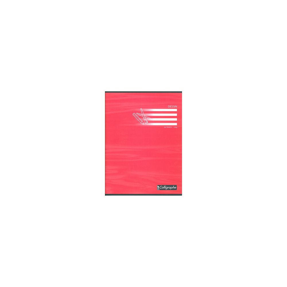 Cahier de dessin 24x32cm 96 p Piqûre 120g CLAIREFONTAINE