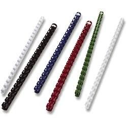 Reliure ann. plast. A4 - 12mm / 80f - BLANC - Par 25
