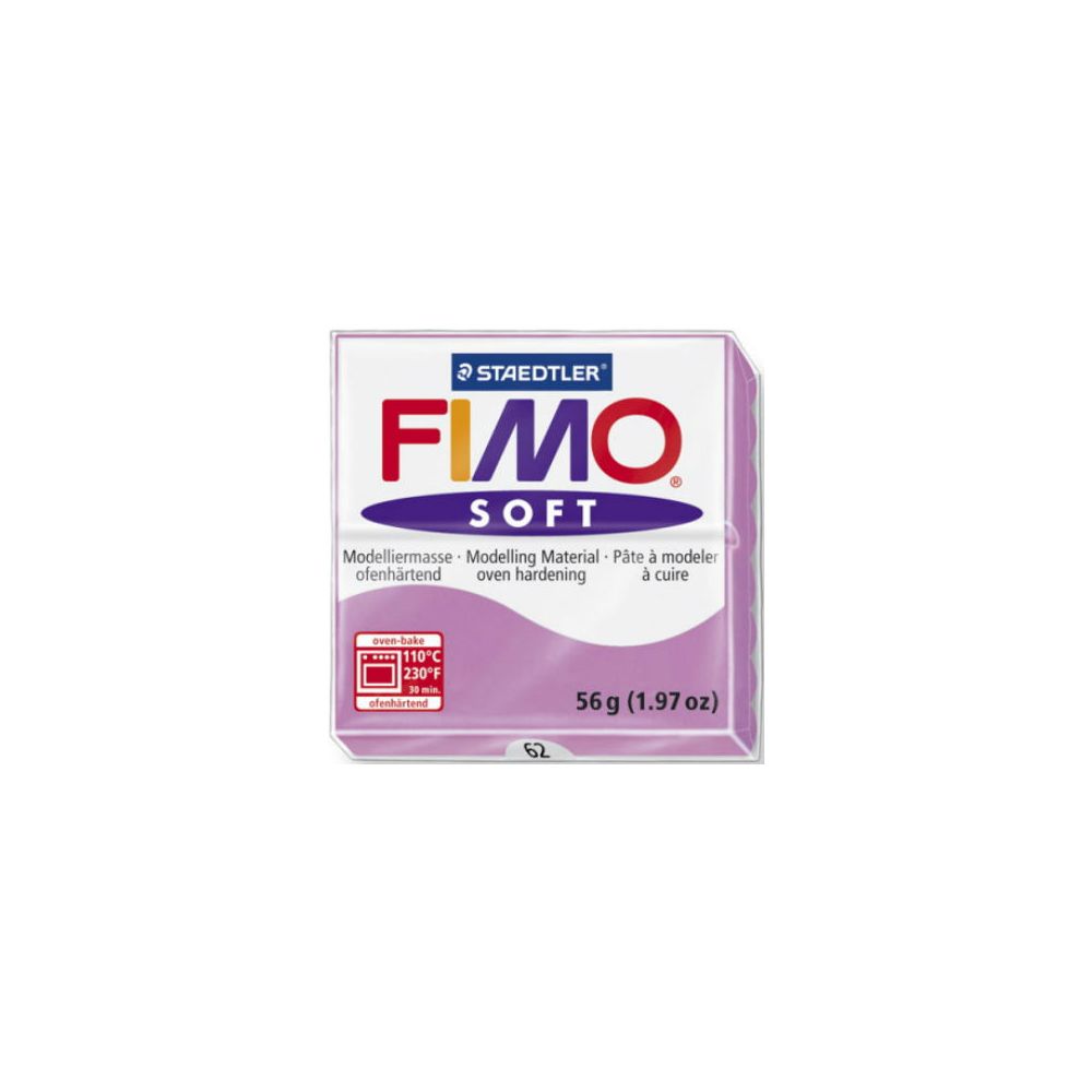 Pate à modeler FIMO SOFT LAVANDE N°62- 56 g**