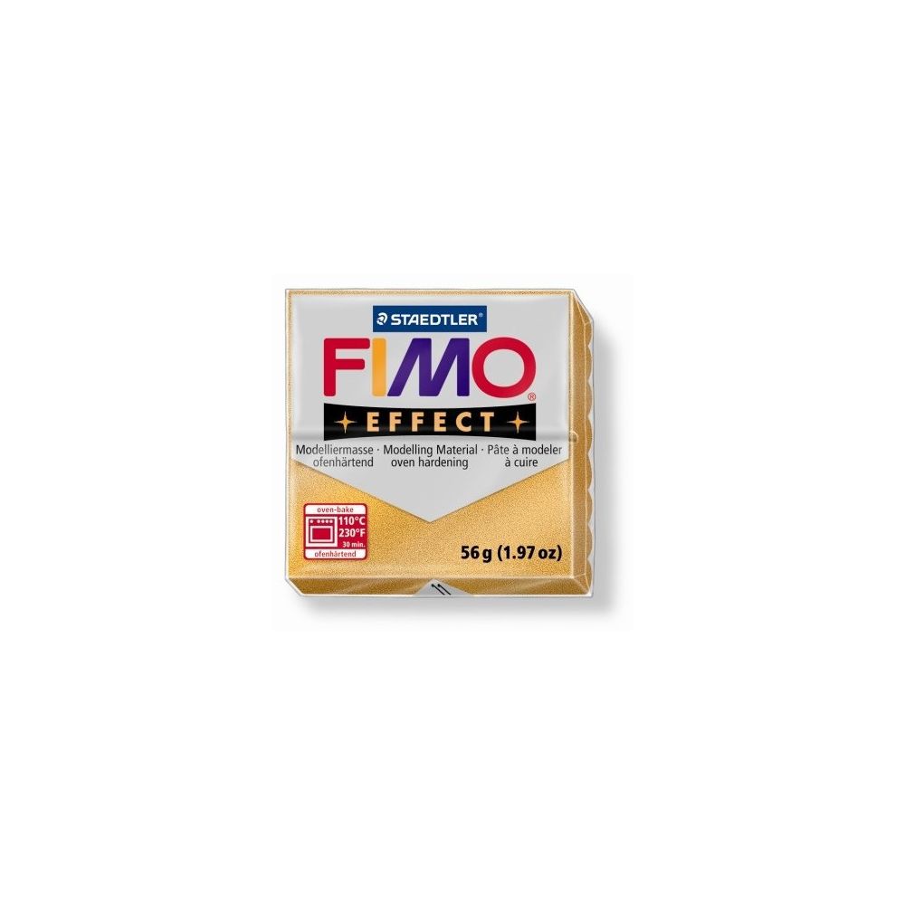 Pate à modeler FIMO EFFECT OR METALLIQUE N°11- 56 g