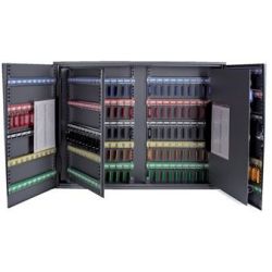 Armoire à clés 300 clés inclus - 2 parois internes - L71xH53xP10 cm 