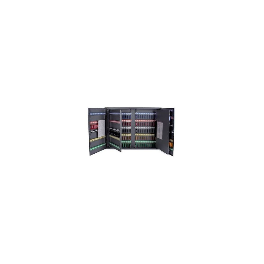 Armoire à clés 300 clés inclus - 2 parois internes - L71xH53xP10 cm 