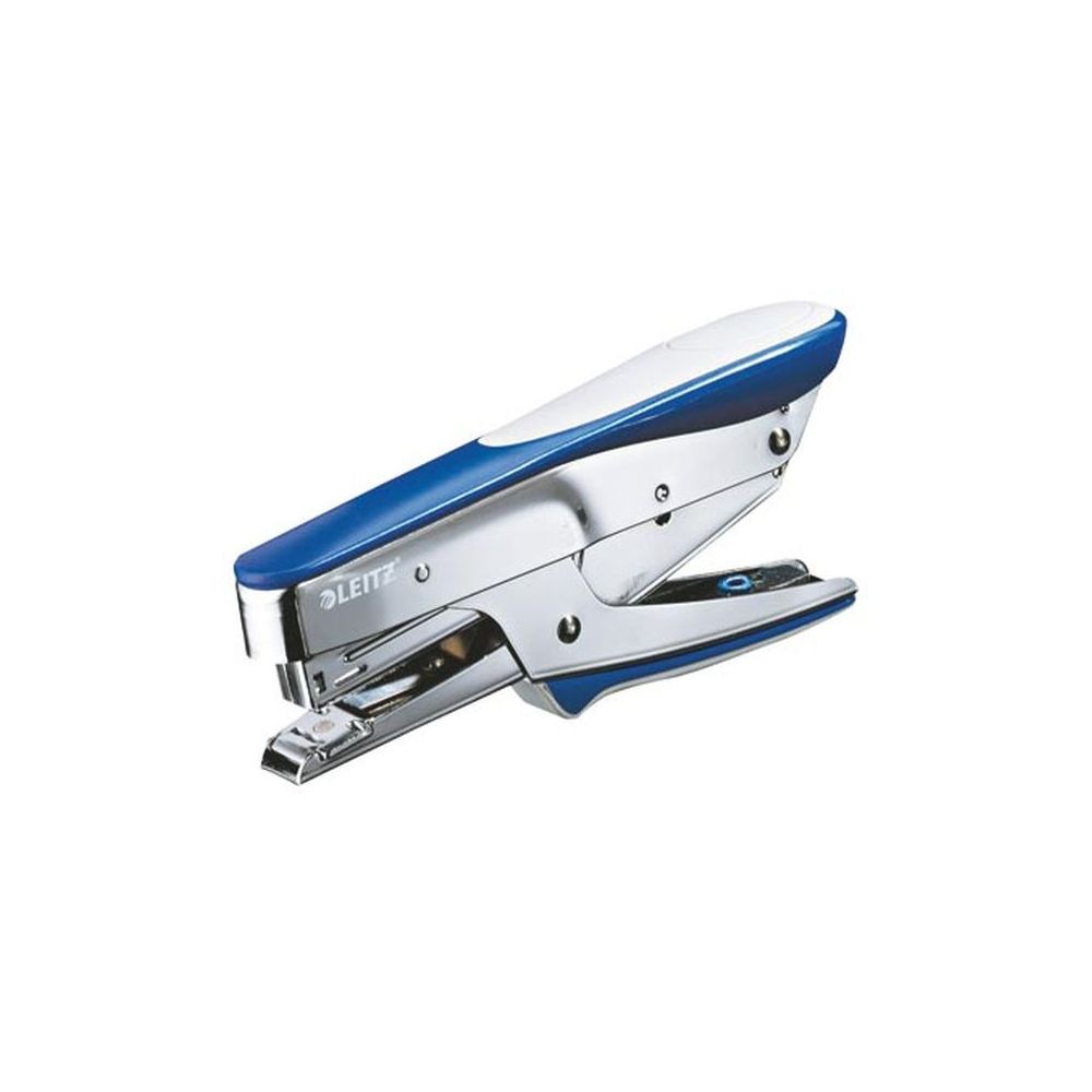 Agrafeuse pince  15 f - LEITZ 5545 - Agrafes N°10 - Métal BLEU