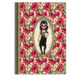 Cahier A4 5 x 5 148 p Spirale PAPERDOLL**