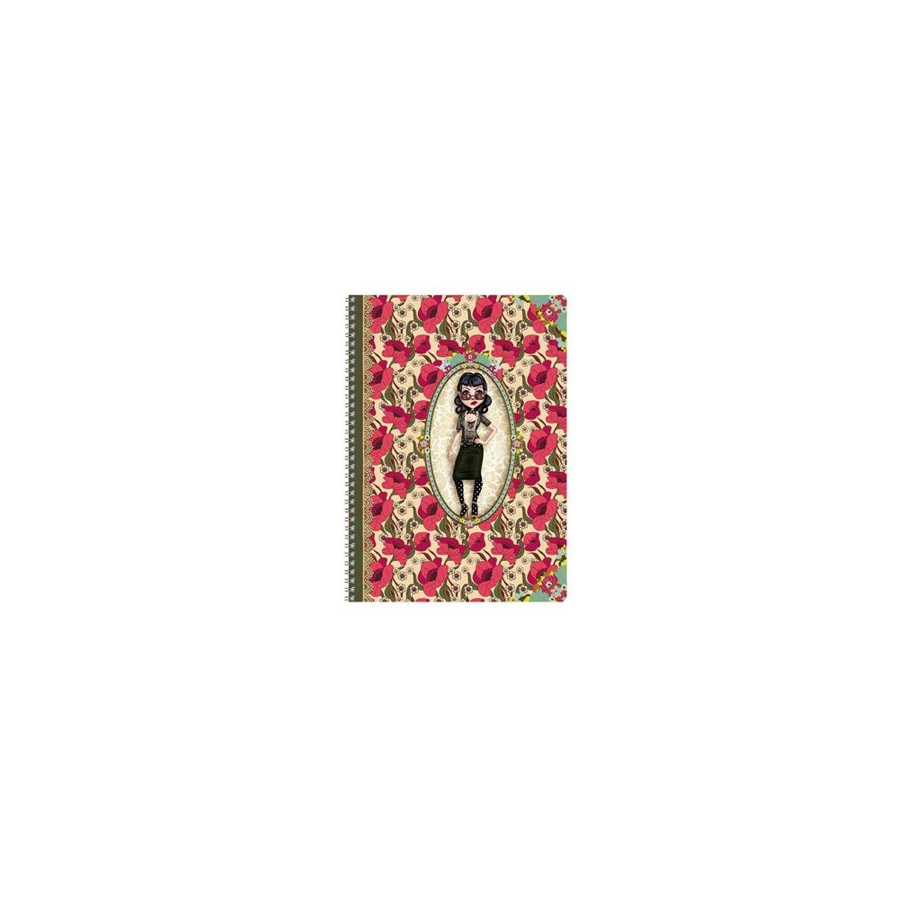 Cahier A4 5 x 5 148 p Spirale PAPERDOLL**