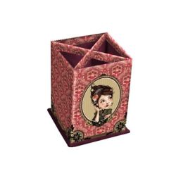 Pot à crayons - 11,5 x 8,5 x 8,5cm - PAPERDOLL**