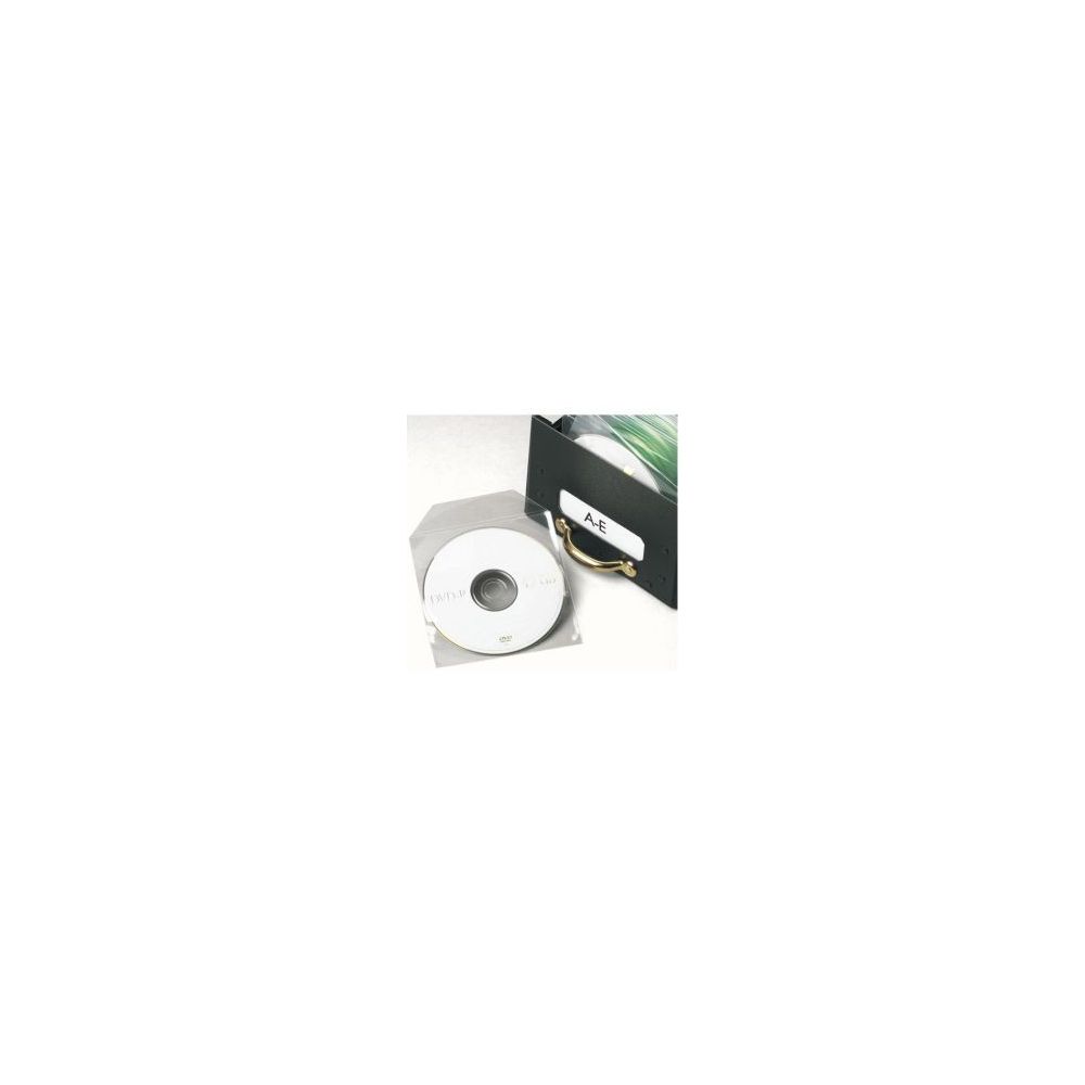 Pochette CD/DVD transparentes non adhésives (lot de 25 pochettes)