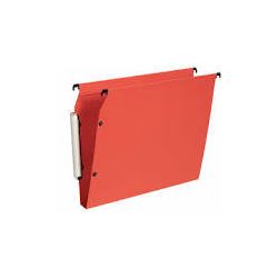 Dossier suspendu Armoire PVC - Agrafage - Fond 30mm - ORANGE (par 10)