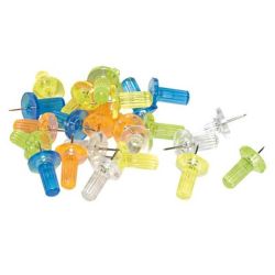 Epingle de couleurs EXACOMPTA Diam 10mm / Hauteur 7mm (Boîte de 25)