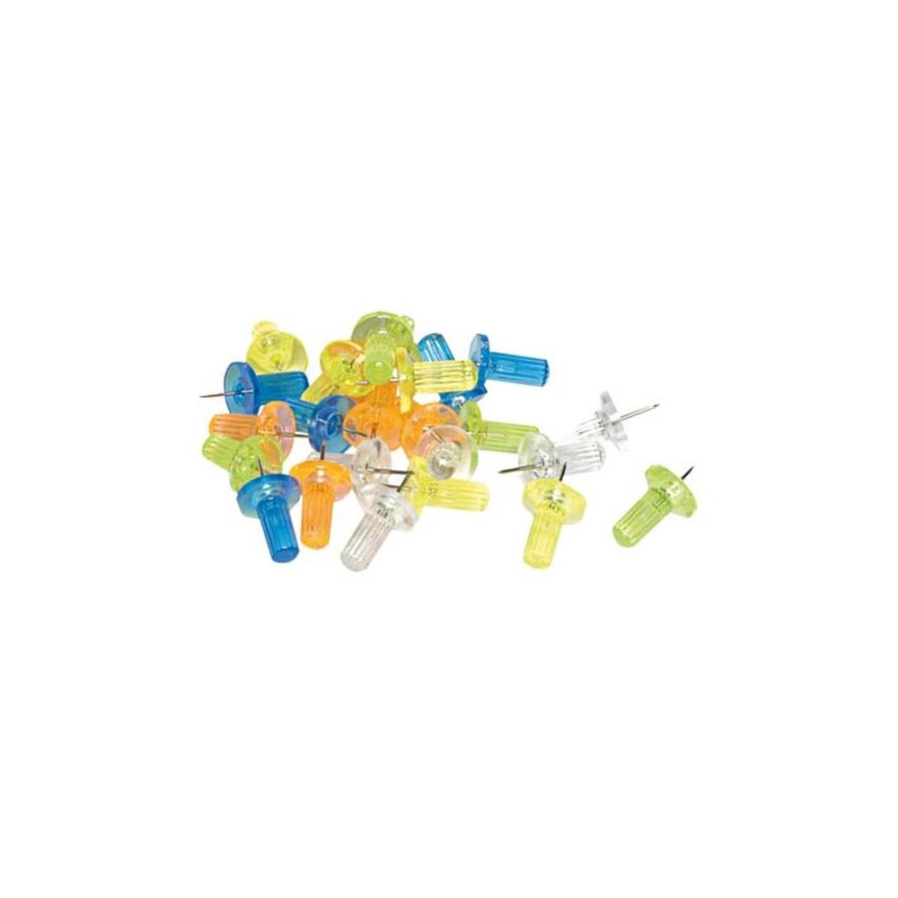 Epingle de couleurs EXACOMPTA Diam 10mm / Hauteur 7mm (Boîte de 25)