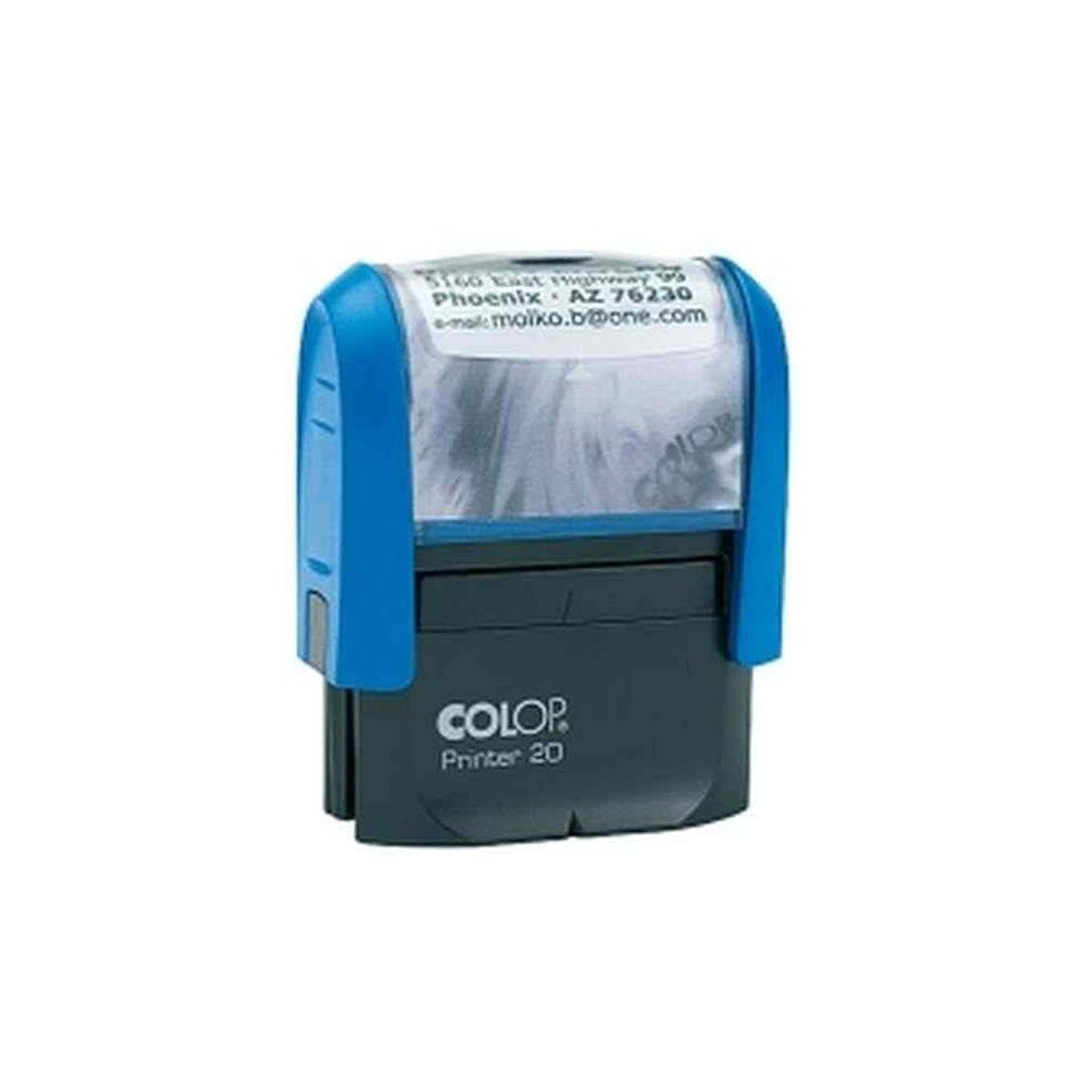 Timbre Monture COLOP Printer 20 (14 x 38mm) - 4 Lignes