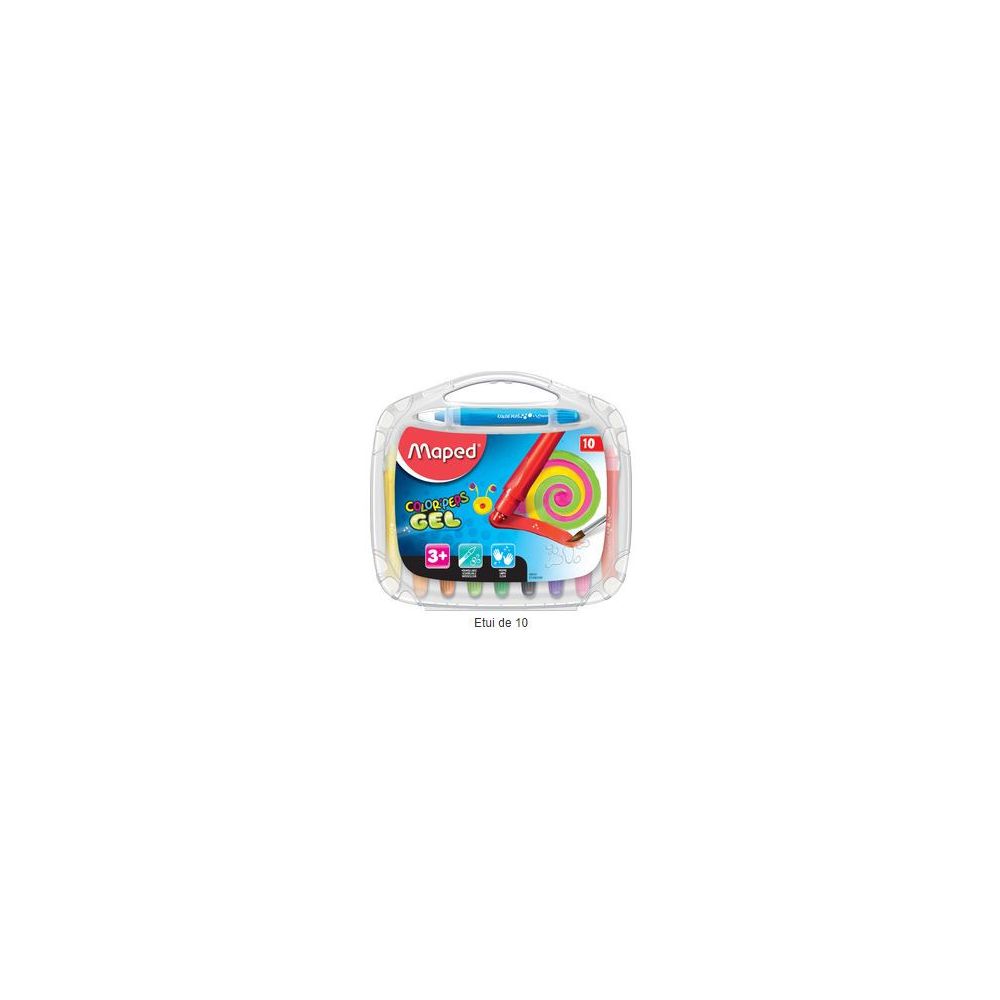 Marqueur Craie Gel MAPED Color'Peps Gel (Etui de 10)