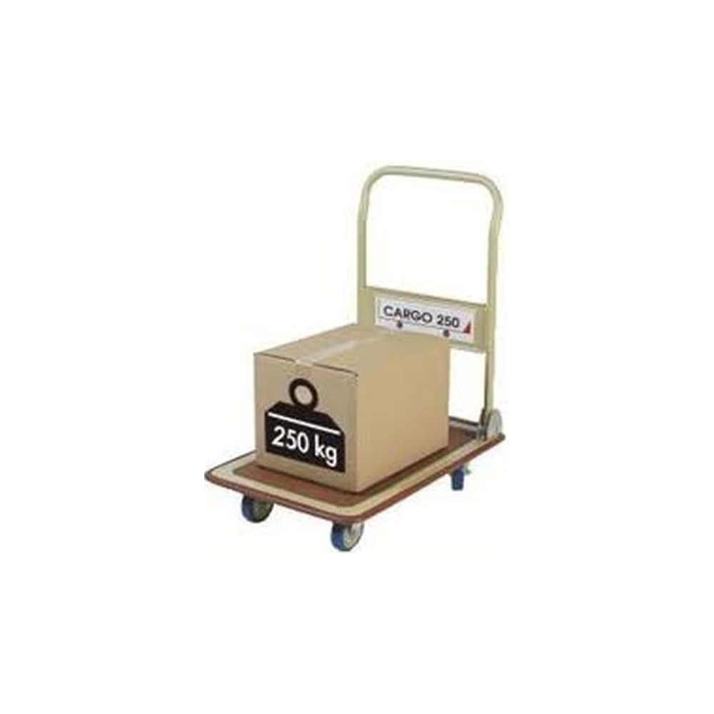 Chariot de transport - Plateau 74 x 48cm - Charge max :250 Kgs