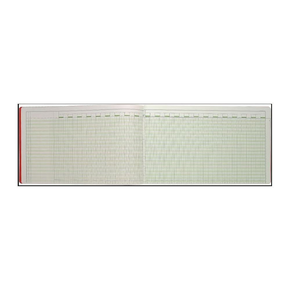 Registre à tête paress. EXACOMPTA - 32 x 55cm - 44 col.- 80 p  8440E