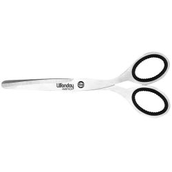 Ciseaux universal Inox satiné - Bouts ronds - 17 cm