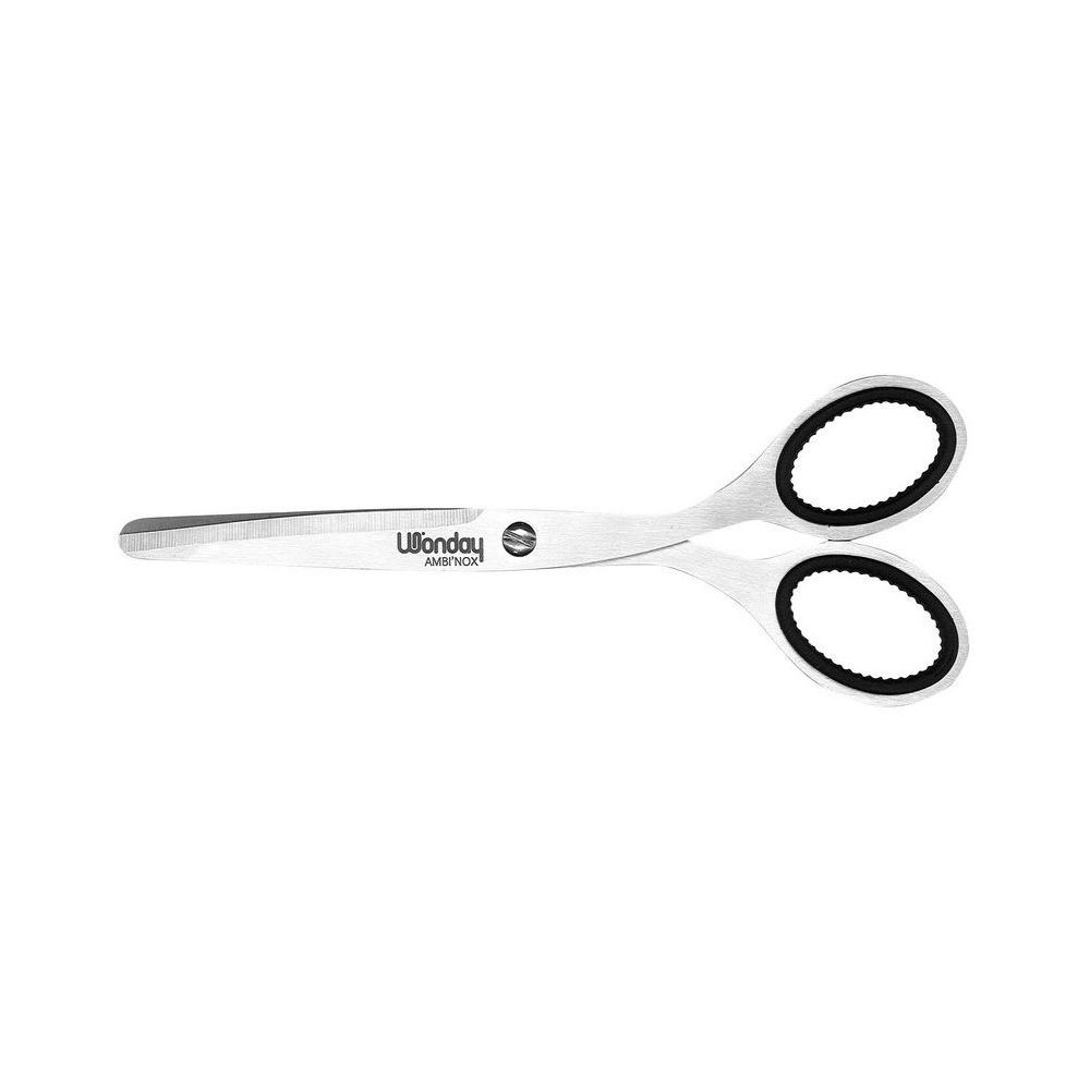 Ciseaux universal Inox satiné - Bouts ronds - 17 cm