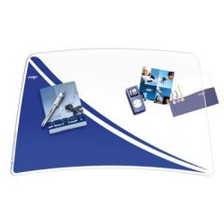 Sous-Main CEP Ceppro Happy - 40 x 55cm - BLEU & BLANC NSFP