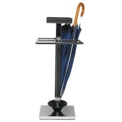 Porte-parapluies UNILUX Club - 28 x 77cm - NOIR & GRIS