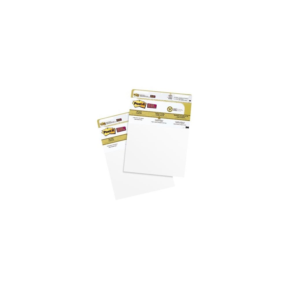 Bloc reposit. POST-IT pour tableaux papier dim : 63 x 77 cm**