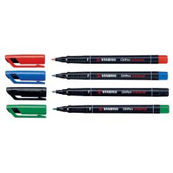 Feutres rétroprojection STABILO OH PEN - 0.7mm - BLEU