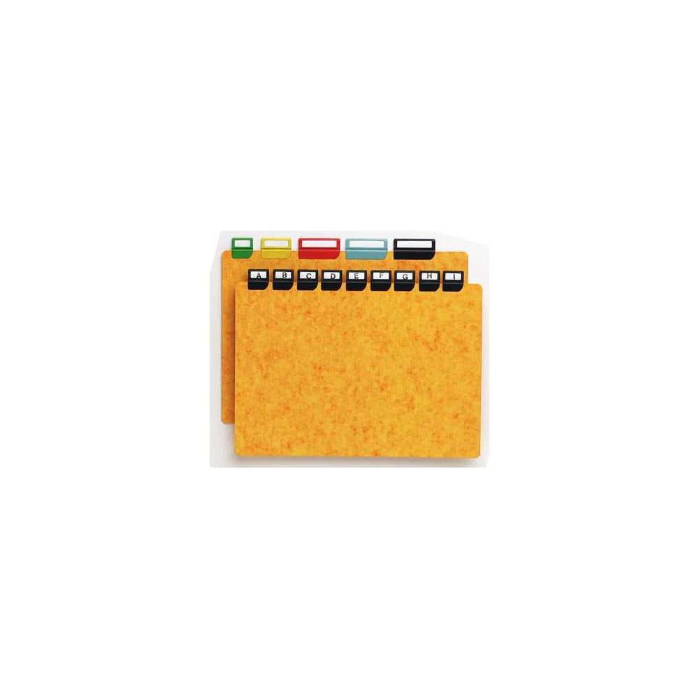 Onglets métalliques - largeur 25mm (Boite de 48)**