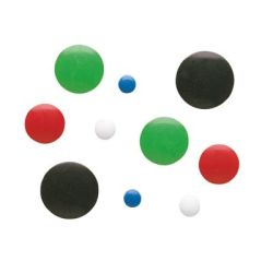 Aimants de diamètre 30mm, Force 600g - ROUGE ( par 4) 