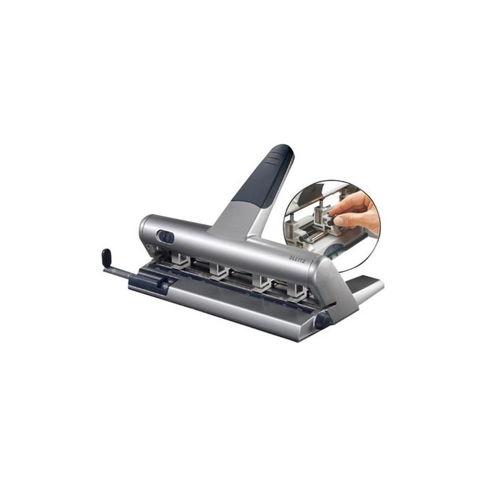 Perforateur 4 trous - 30 f - LEITZ 5114 Akto - Entraxe 8 cm**