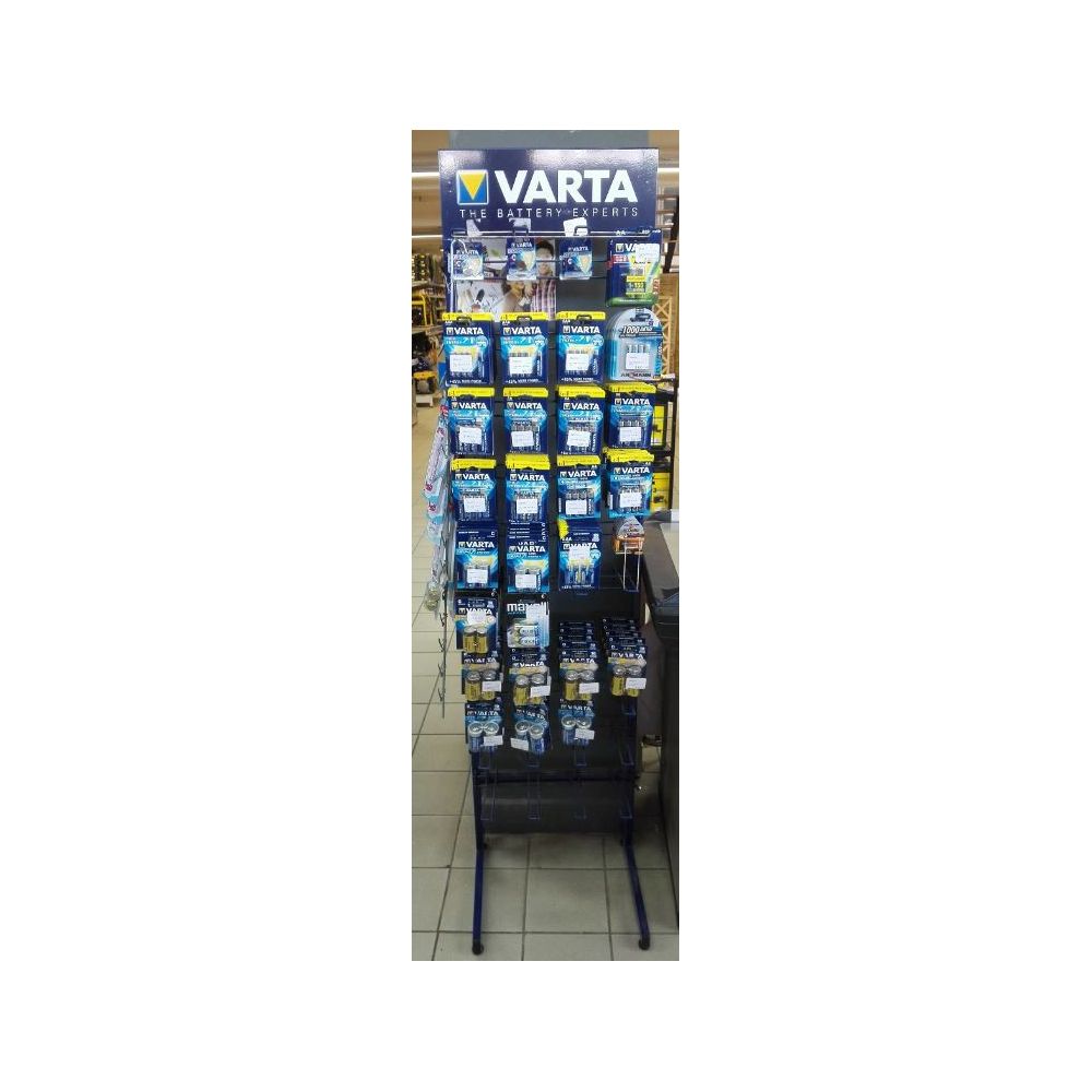 Presentoir VARTA Metal Wire Floor - 40 Crochets