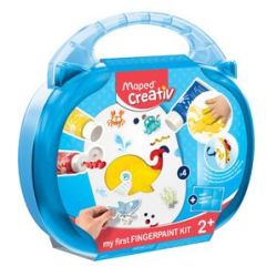 Kit Creativ My First MAPED - Gouaches au doigts - 10 pièces
