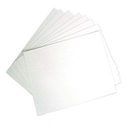 Feuille Bristol 50 x 65cm 205g Uni BLANC (la feuille) 