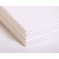 Feuille carton plume/mousse A4 CLAIREFONTAINE Ep: 3mm BLANC (unité) Z