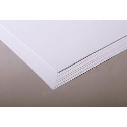 Feuille dessin àgrain 50 x 65cm 125g CLAIREFONTAINE (unité) BLANC