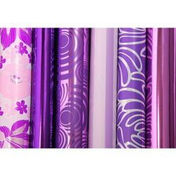 Papier cadeau en rouleau LILAS ROSE - 2m x 0,7m - 80 g
