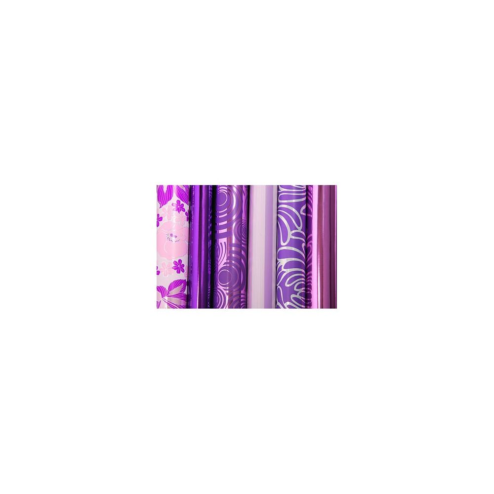 Papier cadeau en rouleau LILAS ROSE - 2m x 0,7m - 80 g