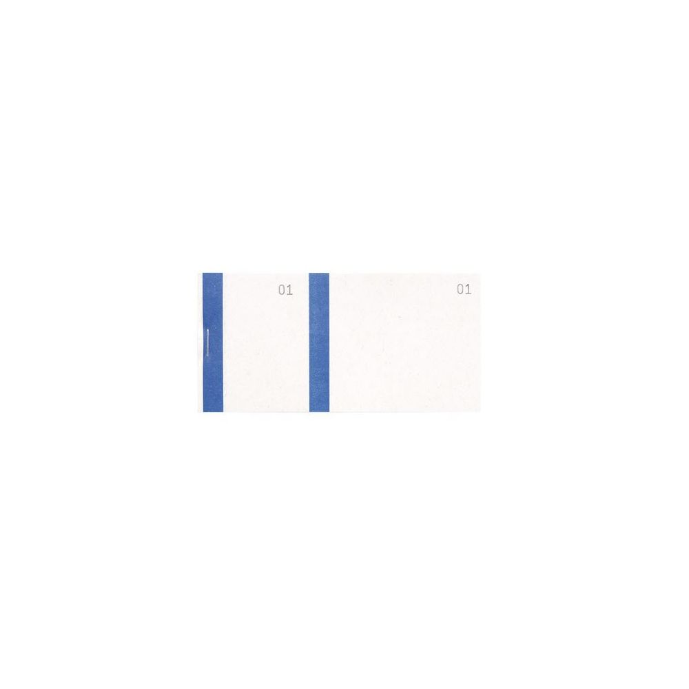 Bloc vendeur - 6.6x13.5cm - Folioté - Bleu