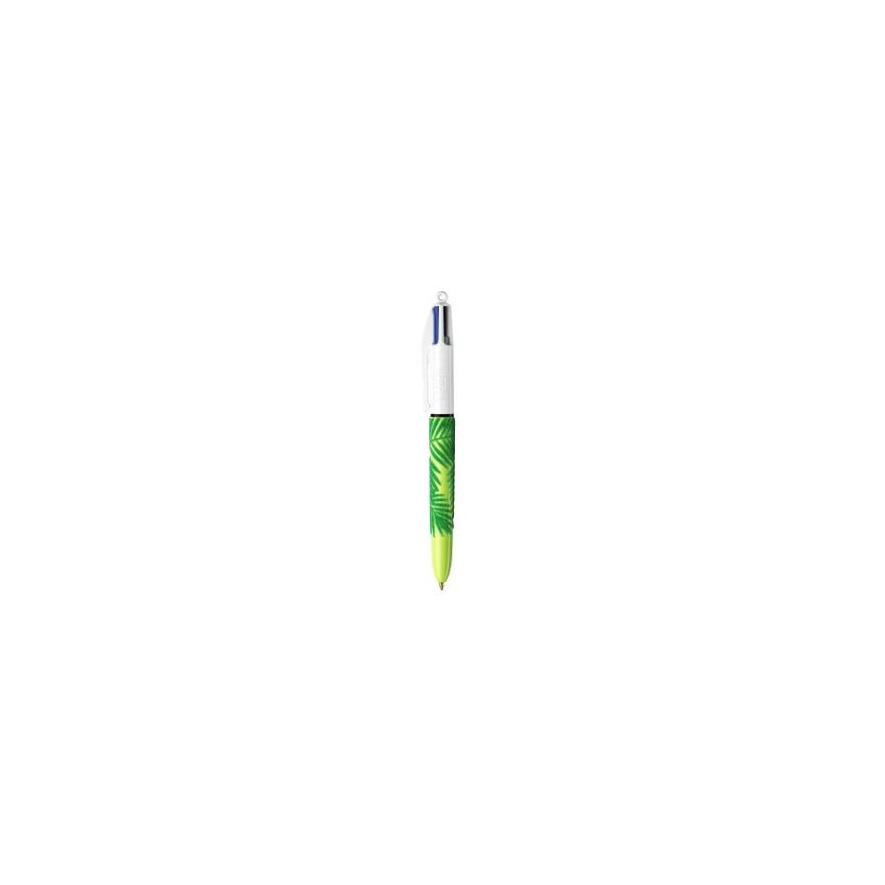 Stylo Bille BIC 4 couleurs Velours - Pointe: 1mm - Tracé : 0.4mm 