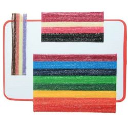Cire brevetée WIKKI STIX - Lot de 84 bâtons de couleurs + Ardoise