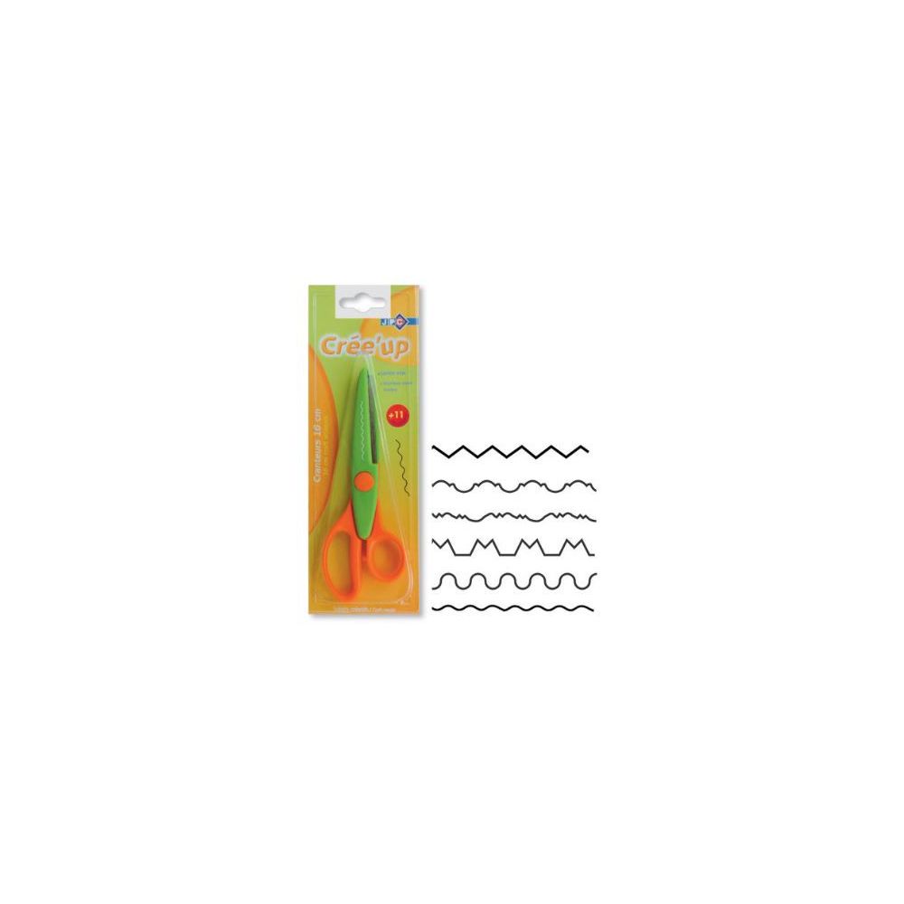 Ciseaux cranteurs WONDAY Lames Inox - 16 cm  Motif Petites Vagues