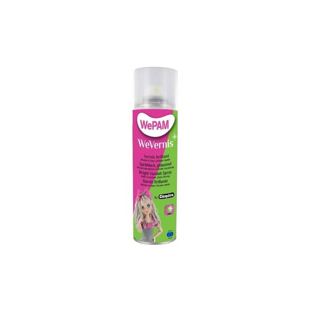 Vernis en aerosol brillant CLEOPATRE Aéro Vernis gouache - 250ml