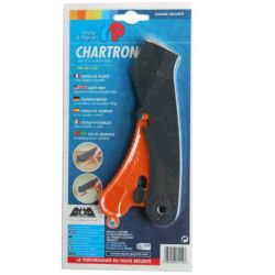Ouvre-carton CHARTRON - Lame trapèze auto-rétrac. Plastique (Blister)