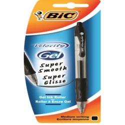 Roller Bille BIC VELOCITY - Pointe 1mm - NOIR - 832410 (Blister)