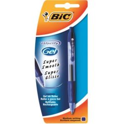 Roller Bille BIC VELOCITY - Pointe 1mm - BLEU - 829162 (Blister)