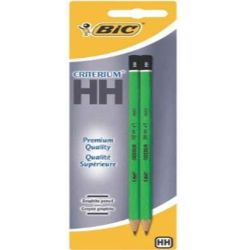Crayon Papier H BIC CRITERIUM 550 - Par 2 - 861134 (Blister) **