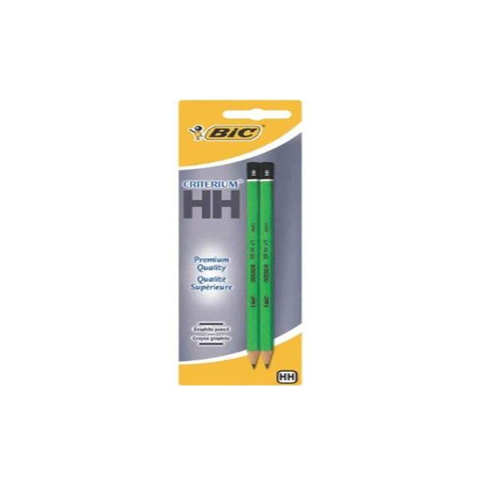 Crayon Papier H BIC CRITERIUM 550 - Par 2 - 861134 (Blister) **