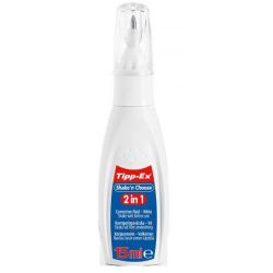 Correcteur Stylo/Flacon TIPP-EX  2 en 1 avec Pointe + Mousse (15 ml)