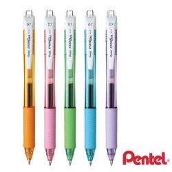 Roller Gel PENTEL Energel X - Rétractable - 0.7mm - NOIR - BL107