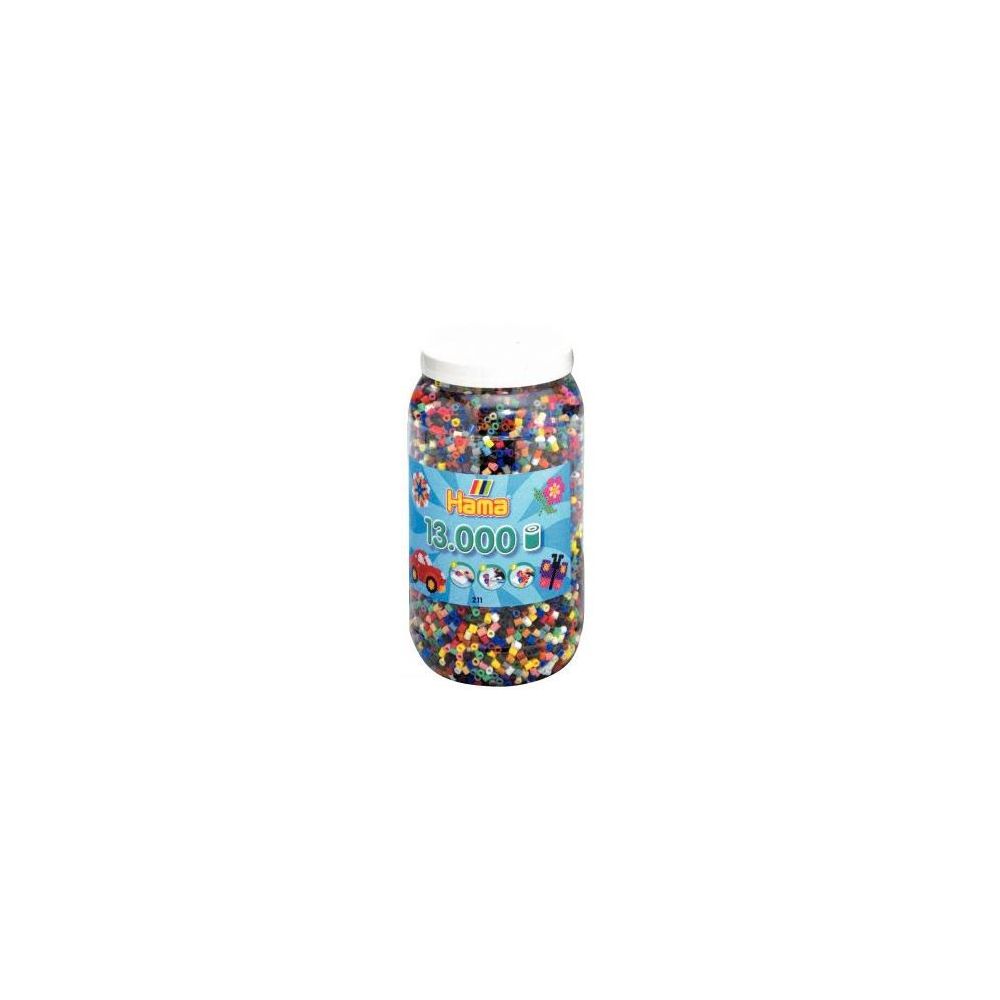 Perles à repasser - Diam 0.5mm - Assorties (Pot de 13 000 unités)